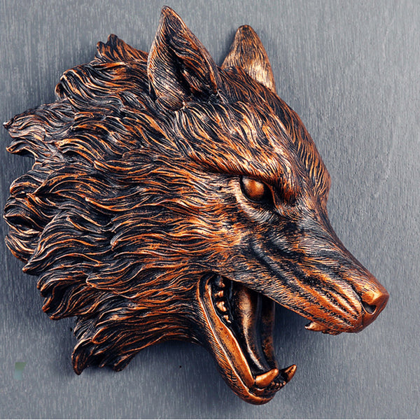 Modern Nordic 3D Wolf Wall Decor