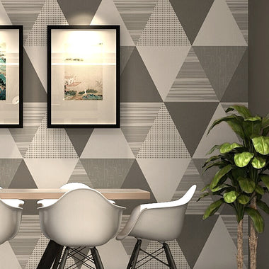3D Abstract Lattice Geometric Wallpaper