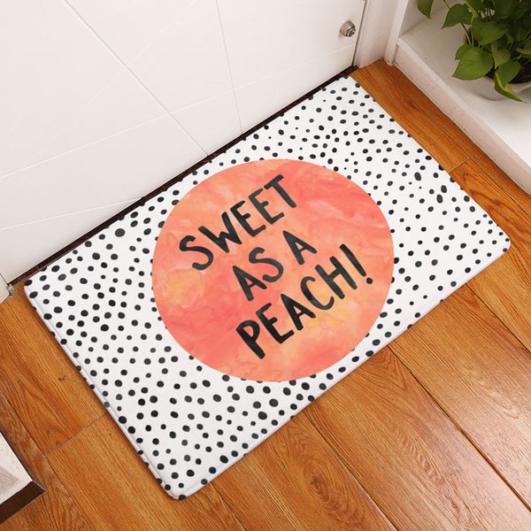 Sweet Quote Welcome Door Mat