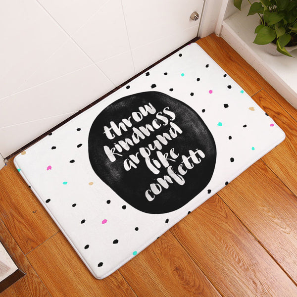 Sweet Quote Welcome Door Mat