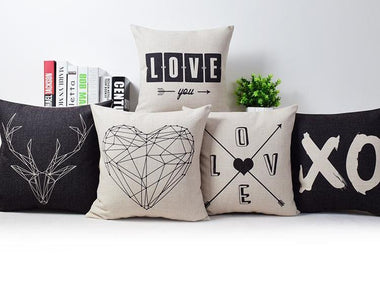 Nordic Geometric Pillow Cases