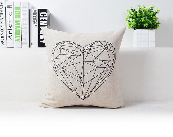 Nordic Geometric Pillow Cases