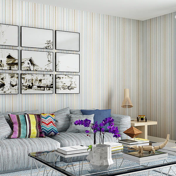 Nordic Vertical Stripes Wallpaper