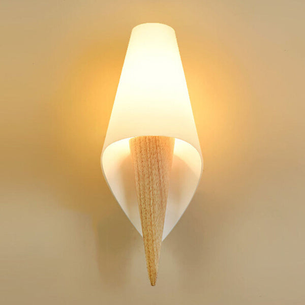 Simple Wooden Wall Lights
