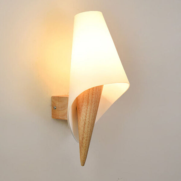 Simple Wooden Wall Lights