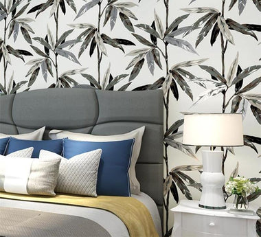 Bamboo Leaves Artistic Wallpaper