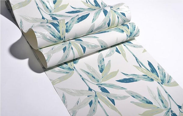 Bamboo Leaves Artistic Wallpaper