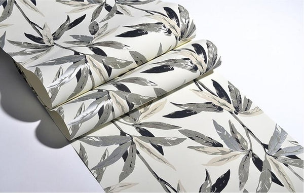 Bamboo Leaves Artistic Wallpaper